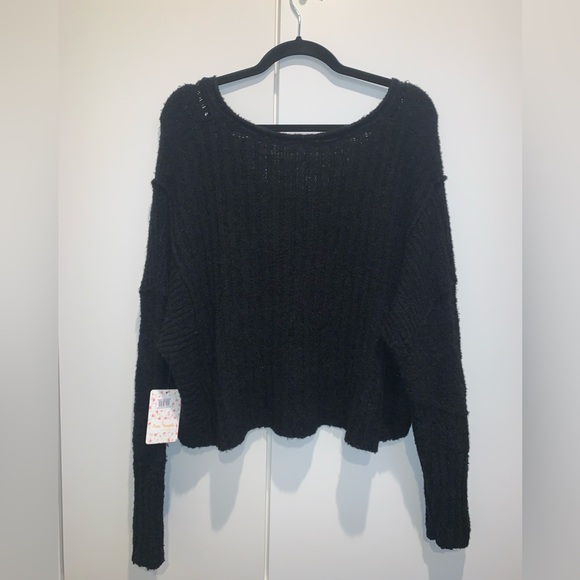 Free People Black Sweater - Picture 5 of 7